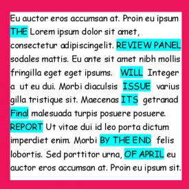 LYMEPOLICYWONK:    IDSA FINAL REPORT END OF APRIL!