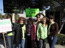 TOUCHED BY LYME: Florida patients protest local reprinting of now-infamous Chicago Tribune article; “There’s been enough bashing of Lyme patients.”