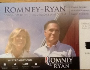 TOUCHED BY LYME: Romney’s mailer tangles Lyme disease with partisan politics
