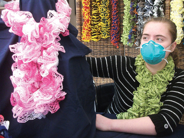 TOUCHED BY LYME: Taking to YouTube–and knitting needles–in search of answers