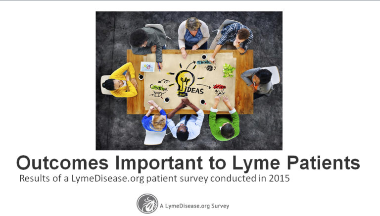 LymePolicyWonk: IDSA Lyme disease survey results out! What’s important to patients?