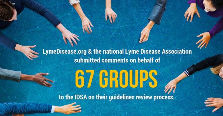 LYMEPOLICYWONK: 67 Groups Submit IDSA Lyme Guidelines Process Comments