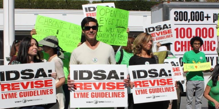 TOUCHED BY LYME: IDSA protest in San Diego, Oct. 9-10