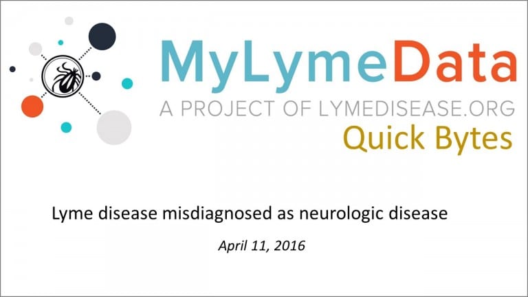 MyLymeData Quick Bytes: Lyme misdiagnosed as MS