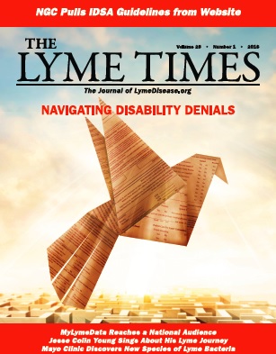 Latest issue of The Lyme Times looks at disability denials for Lyme