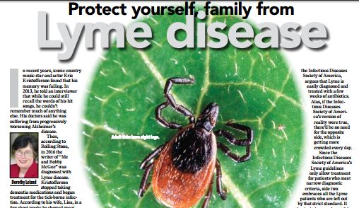 TOUCHED BY LYME: Yes, Lyme is here; yes, learn to protect yourself and your family