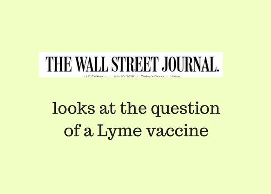 TOUCHED BY LYME: “Powerful” patients axed Lyme vaccine? Baloney!