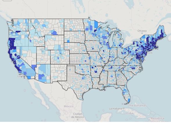 New maps show where citizen scientists found infected ticks