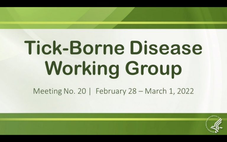 Tweet summary of TBD Working Group’s February 28 meeting