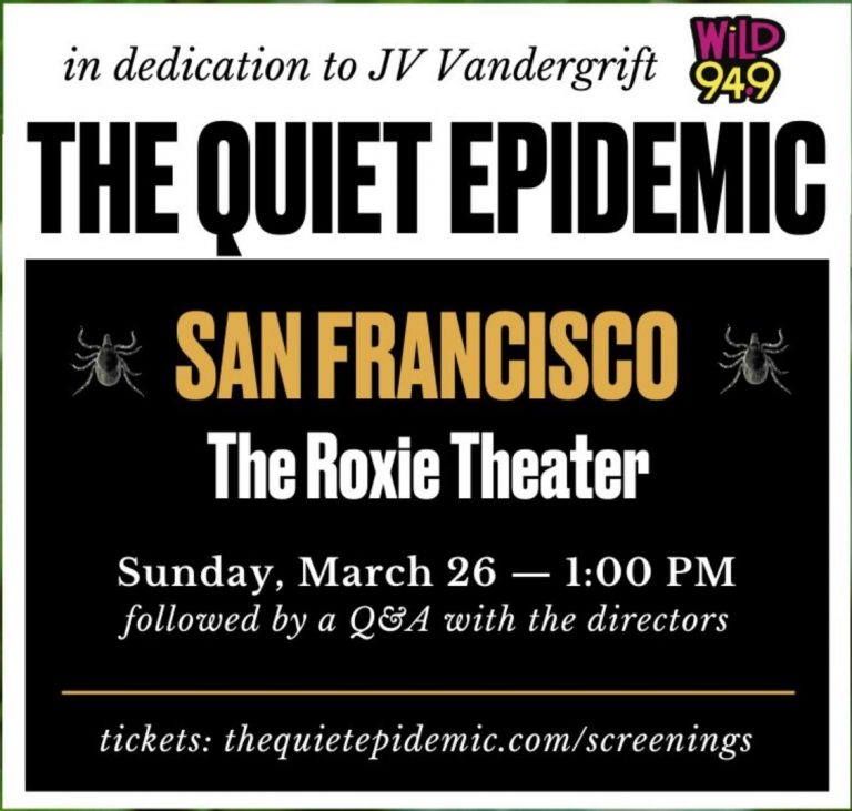 Upcoming screenings of The Quiet Epidemic