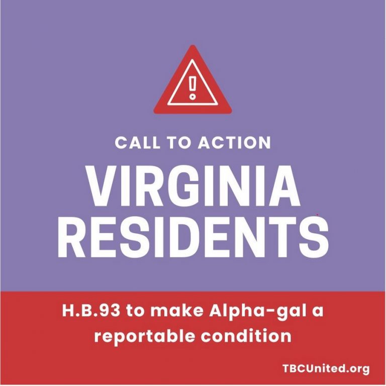 Virginia bill would make alpha-gal syndrome reportable to CDC