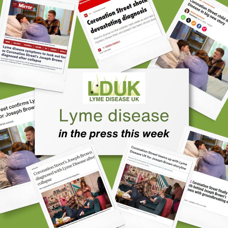 “Coronation Street” story line brings high visibility to Lyme disease