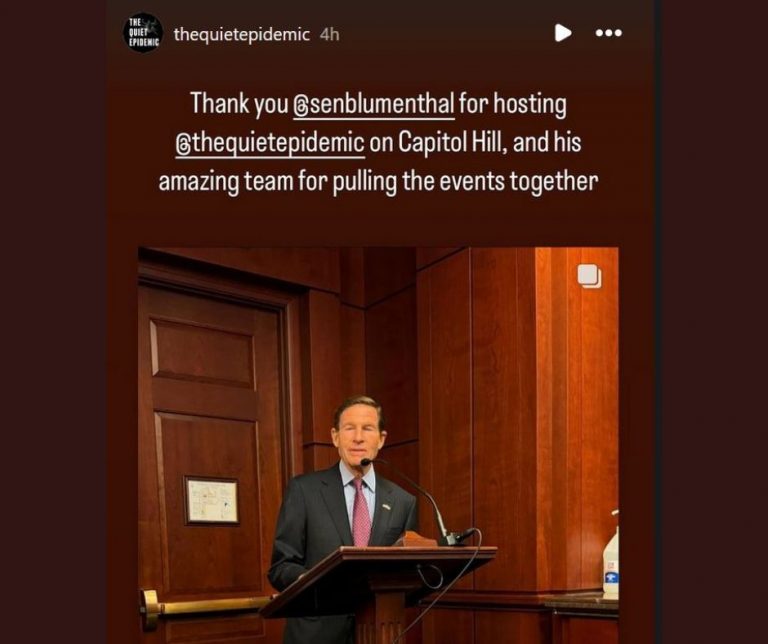 Hundreds gathered to view “The Quiet Epidemic” at US Capitol