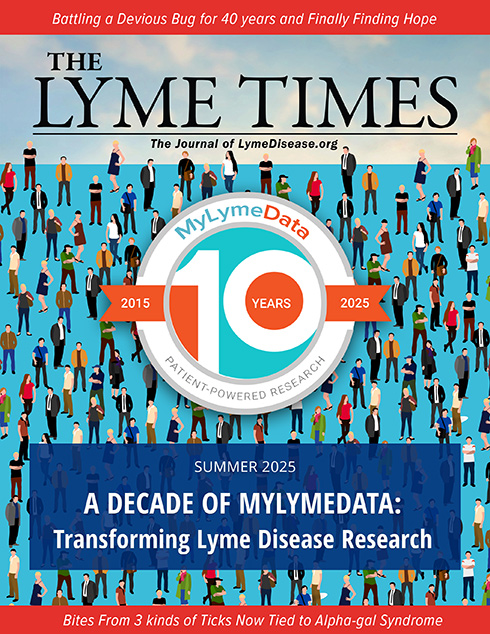 Latest issue of the Lyme Times celebrates 10 years of MyLymeData