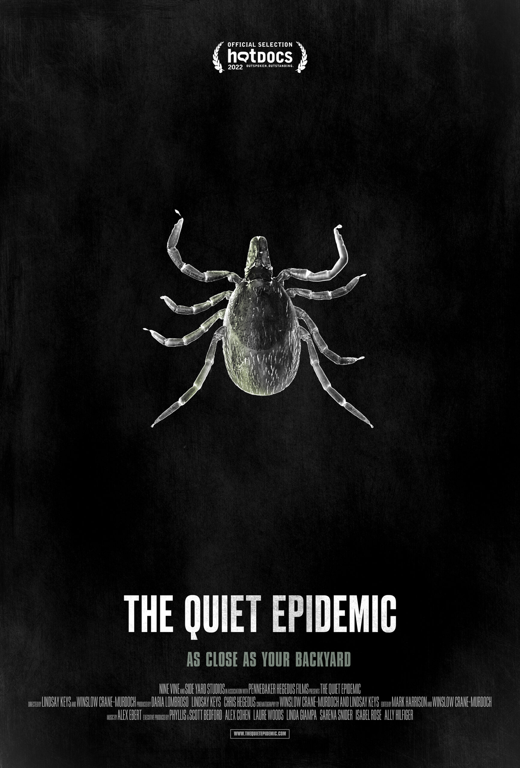 Poster for the Lyme disease documentary The Quiet Epidemic